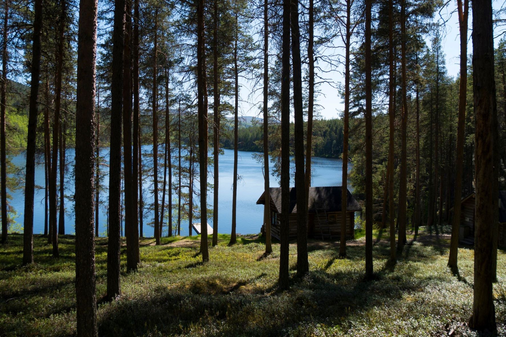 kesämökki järven rannalla